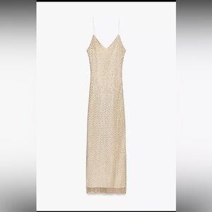 Zara rhinestone maxi dress